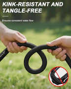 100ft Garden Hose, Ultra Lightweight Flat Water Hose with Valve - Image 5