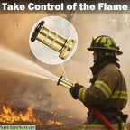 2 Inch Fire Hose Nozzle Brass NPSH/NPT Nozzles 108GPM 100PSI - Image 4