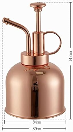 Sprinkler Bottle Watering Can for Indoor Plants Mini Vintage Watering Pot Copper Watering Can Flower Watering Bottle for Outdoor and Indoor House Plants Sprinkling can(Silver) - Image 2