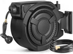 wikiwiki Retractable Garden Hose Reel, 1/2" x 65FT, Auto Rewind Wall Mount by WikiwikiPatioUmbrellas