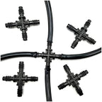 Hose Fittings Hose Adapters 10 Pieces of Miniature Drip Irrigation Hose Barbs All 8/11 Mm Pipe Cross Connectors for Irrigation Pipes Hose Connector IT068 - Image 5