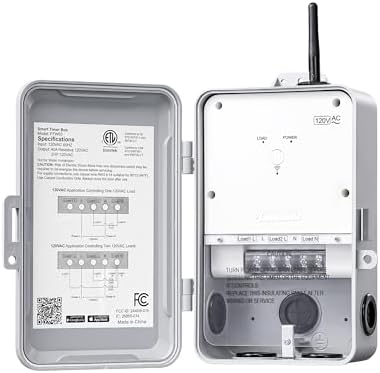 DEWENWILS Outdoor Pool Pump Timer, Heavy Duty WiFi Timer Box, 40A 120V 2HP by DEWENWILS