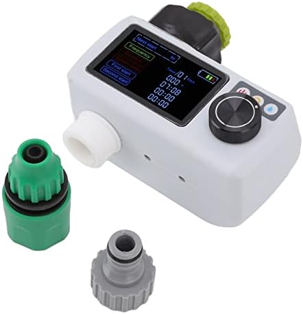 Solar Powered Sprinkler Timer with Rain Sensing and IP68 for Garden Irrigation — Automatic Self Inspection, Large Display - Image 4