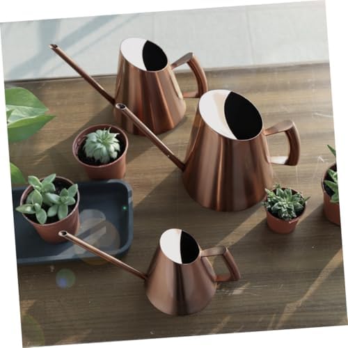 900ml Stainless Steel Watering Can with Long Spout for Plants - Image 5