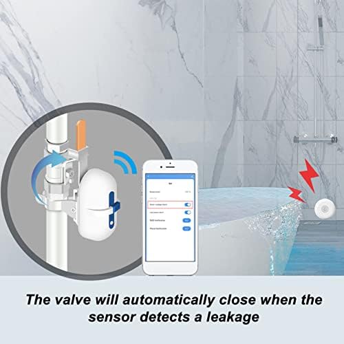 WALFRONT Smart Water Valve Timer with Shutoff Valve Remote Control WiFi Automatic Shut Off Sprinkler Controller 1in 1.25in for Garden Hose Tap Water (US Plug 100 to 240V) - Image 5