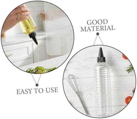 8pcs Oz Leakproof Plastic Squeeze Bottle with Graduated Scale for Precise Dispensing, Refillable Pet Applicator Bottle for Hair Oil, Sauce, and Daily Storage - Image 3