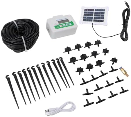 Generic Intelligent Automatic Solar Powered Garden Irrigation System, Programmable Watering Timer, Smart Irrigation System with Efficient Design, Ideal for Garden, Farmland & Lawn - Image 4