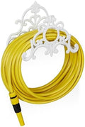 Relaxdays Antique Hose Holder, Cast Iron, Vintage Look, Wall-Mounted, HxWxD: 24 x 31.5 x 15 cm, Garden Hose Hanger, White, 10020617_49 by Relaxdays
