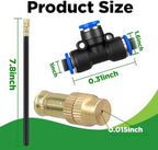 DEMORA 50FT Automatic Drip Irrigation Kit, Bendable Watering Hose with Multi Sprinkler Heads, Misting System for Garden Yard Outdoor Plants Greenhouse - Image 7