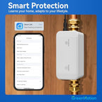 Ai Smart Water Valve, Automatic Water Leak Detector & Shutoff, 1" - Image 3