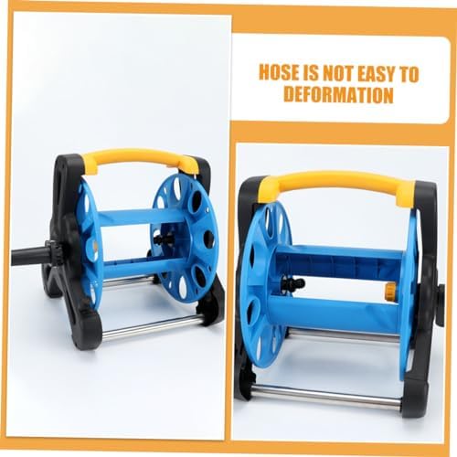 Happyyami Garden Hose Reel Freestanding Heavy Duty Holder Durable Material Watering Organizer for Garden Storage Stylish and Compact Design for Efficient Hose Management - Image 5