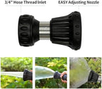 Cyprium Water Hose Nozzle Spray Water Nozzles 2 Pcs For Garden Fireman Style Hose Nozzle Black & Pink Outdoor Hose Nozzle Sprayer High Pressure Watertight Connections For Reliable Use In Gardening - Image 4