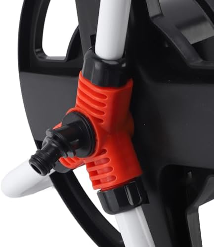 Garden Hose Reel, Portable Water Heavy Duty Cart ABS Holder Winder Household Storage Rack for Outdoor Lawn Farm Yard Car Washing Holds 50 to 65 Ft Convenient Flexible Watering - Image 7
