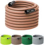 Flexzilla Colors Garden Hose 5/8 in. x 100 ft., Lightweight All-Weather Water Hose, Durable and Flexible, Leak-Free Connections, Red Clay by Flexzilla
