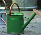 HomeStock Galvanized Steel Watering Can, 1 Gallon Capacity with Copper Accents, for Indoor Outdoor Plants - Image 3