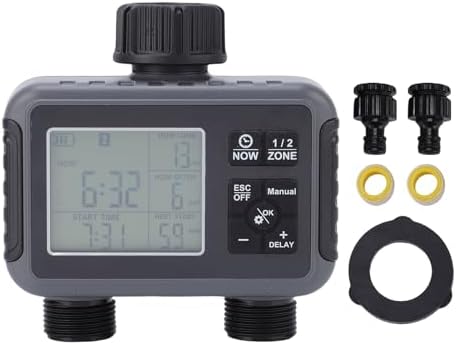 2 Zone Water Timer for Garden Hose, Programmable Sprinkler - Image 6