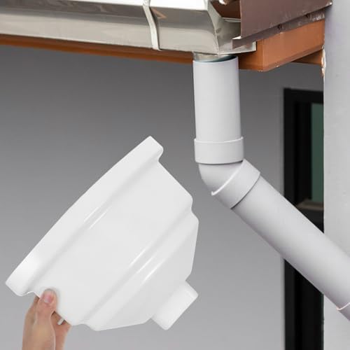 Decorative PVC Rainwater Diverter for Villa Drainage and Collection - Image 4