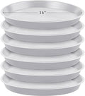 Eccliy 6 Pack Plastic Plant Saucer, Round, 16 Inch, White by Eccliy