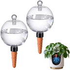 2 Pack Extra Large Plant Self Watering Globes, 26oz Automatic Waterer Bulbs by Unknown
