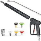 Garden Hose Nozzle Heavy Duty Metal High Pressure Water Adjustable For Watering Plant Washing Brass Garden Hose - Image 7