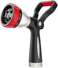 FANHAO Fireman Style Garden Hose Nozzle Heavy Duty Metal, 8 Spray Patterns by FANHAO