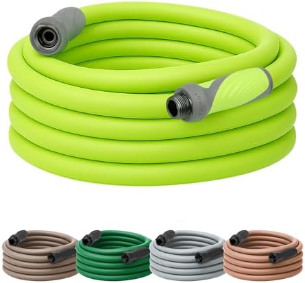 Flexzilla Garden Hose with SwivelGrip, 5/8 in. x 50 ft., Lightweight All-Weather Water Hose, Durable and Flexible, Leak-Free Connections by Flexzilla