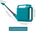 Plastic Watering Can for Indoor Outdoor Plants Long Spout with Removable Sprinkler Head - Image 2