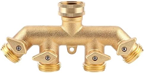 Zopsc 4 Way Brass Hose Splitter for Garden Faucet - Image 4