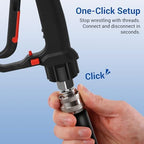 Pressure Washer Quick Connect Kit, 9-Piece Stainless Steel Adapter Set, M22-14mm to 3/8" Quick Disconnect with M22-15mm Adapter, 3/4" Garden Hose Fittings for Gas & Electric Pressure Washers - Image 7
