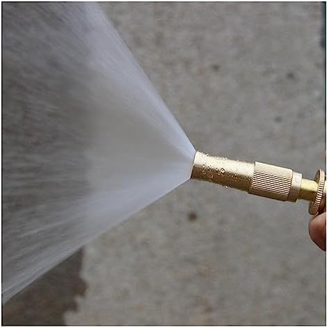 1pcs Garden Irrigation Spray Gun Adjustable Brass Sprinkler Garden Hose Nozzle Car Wash Lawn Watering Water Gun Gardening Tools(Red) - Image 3