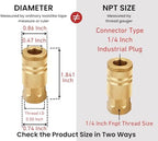 Air Hose Fittings Quick Connect, 1/4 Inch NPT - Image 4