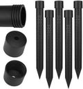 Junkin 5 Pack 14 Inch Large Deep Root Watering Stake, Black 5 by Junkin