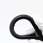Black inless Steel Shower Hose 2M - Double Lock with Inner Tubes for Bathroom Accessories | Flexible & le-Free Design Ideal for Modern Showers - Image 2