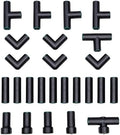 DIG 1/2" 16mm Drip Irrigation Compression Fittings Quick Start Kit | Fits .620"–.640" OD Poly Drip Tubing | High-Impact Plastic | UV Resistant | Leak-Free Performance by DIGCorp%7CDripIrrigation%E2%80%93MicroIrrigation