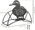 Duck Garden Hose Holder Metal Wall Mount Heavy Duty 125'5/8" Hose Hanger - Image 5