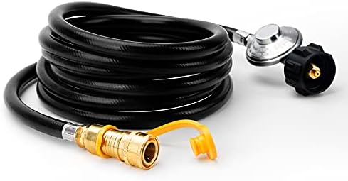 Stanbroil 12 ft Propane Regulator Hose with Standard 3/8" Quick Disconnect by Stanbroil