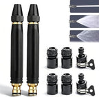 2026 Upgrade Heavy Duty High Pressure Hose Nozzle, Adjustable Booster Home High Pressure Car Wash Water Gun with Booster Nozzle, Pressure Washer Hose Attachment for Plant Watering Lawn Car (2) by AULCTR