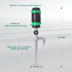 RESTMO Gear Drive Sprinkler with Step Spike Base, Green - Image 2