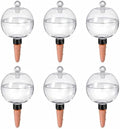 EX-Large Plant Watering Globes with Cover 26oz Top Fill Plastic Water Bulbs Self Watering Planter Inser, Slow Release Terracott, Plant Watering Devices for Plants, 6 Pack by Unknown