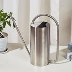 Watering Can, 1.5l Long Spout Stainless Steel Garden Tool - Image 5