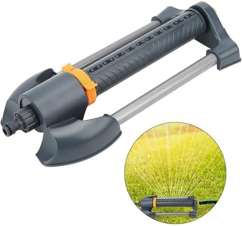 1pc 20 Hole Nozzles MetalBase Lawn Rotating Oscillating Sprinkler Garden - Image 6
