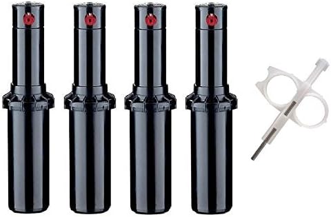 Hunter PGP-adj Rotor Sprinkler Heads - 4 Pack - Includes Adjustment Tool - Image 2