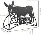 Donkey Hose Holder Metal Wall Mount Heavy Duty 125'5/8" Garden Hose Hanger - Image 5