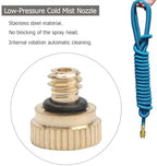 GANAZONO 3sets Brass Misting Nozzles Set Lead-Free for Outdoor Cooling System Water Nozzle Self-Sealing 16pcs*3 - Image 3