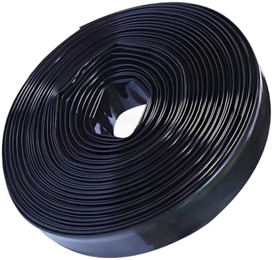 Garden Watering Hose Drip Irrigation System Flat Soaker Hose with Adjustable Water Flow for Plants and Flowers 100m 2.5inches by Unknown