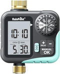 RAINPOINT Sprinkler Timer for Garden Hose - Hose Timer with Cycle & Soak/Rain Delay/Automatic Watering/Manual Watering, Programmable Irrigation System with Large Display, Brass Inlet & Outlet by RainPoint