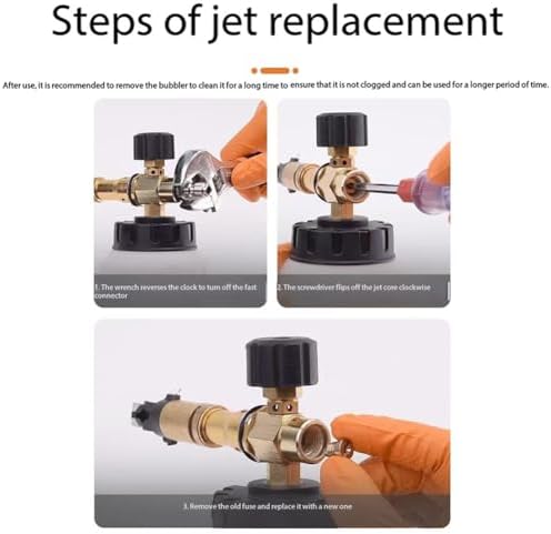 5/10PCS 0.9mm-1.5mm Orifice Foam Cannon Orifice Nozzle and Foam Manufacturer Mesh Filter Filter Kit with Cleaning Tools Foam Cannon Snow Foam Car Stainless Steel 1.3mm 10pcs - Image 3