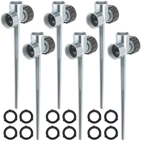Chengu 12 Pack 1/2 Inch Heavy Duty Sprinkler Spike Base for Yard, Garden by CHENGU