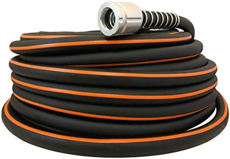 Flexon Flextreme Pro 5/8" x 100ft Performance Rubber Garden Hose – Heavy-Duty, Kink-Resistant, All-Weather Flexibility, Industrial-Grade Couplings, Durable Outdoor Watering Hose for Lawn & Garden - Image 2