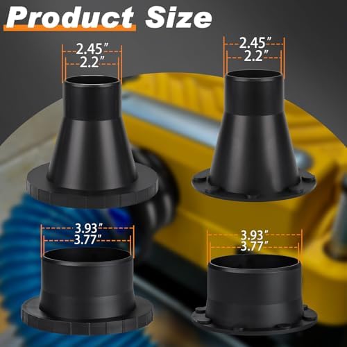 4"&2.5" Magnetic Dust Collection Fittings for 6 Woodwork Shop Machines - Image 2